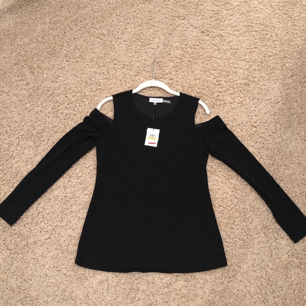 Calvin Klein Cold Shoulder Top